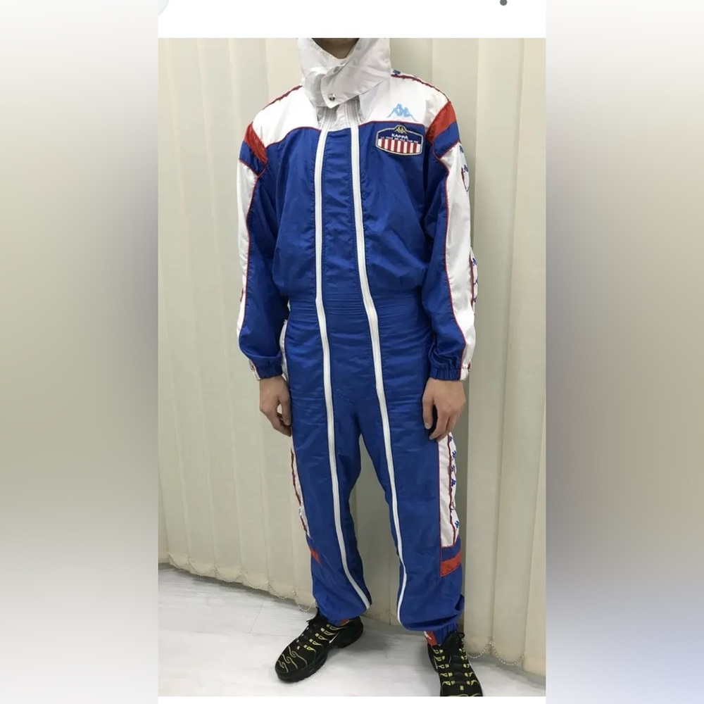 Vintage Kappa Sport USA Track and Field Team 1984 Olympics Zip-Up track  Sz M